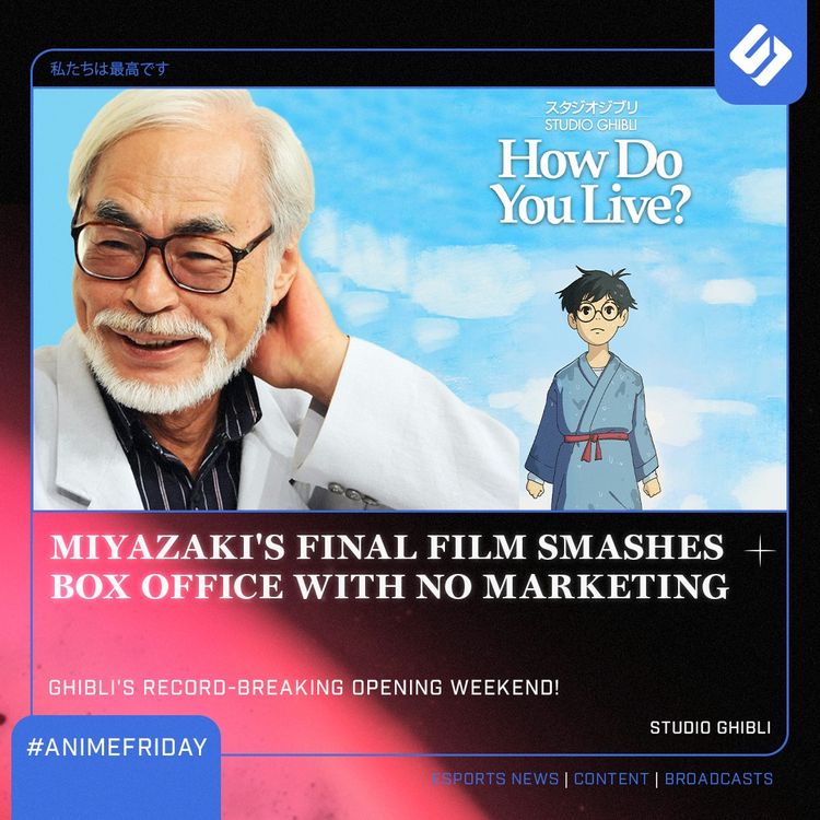 Miyazaki's Final Film Smashes Box Office with No Marketing